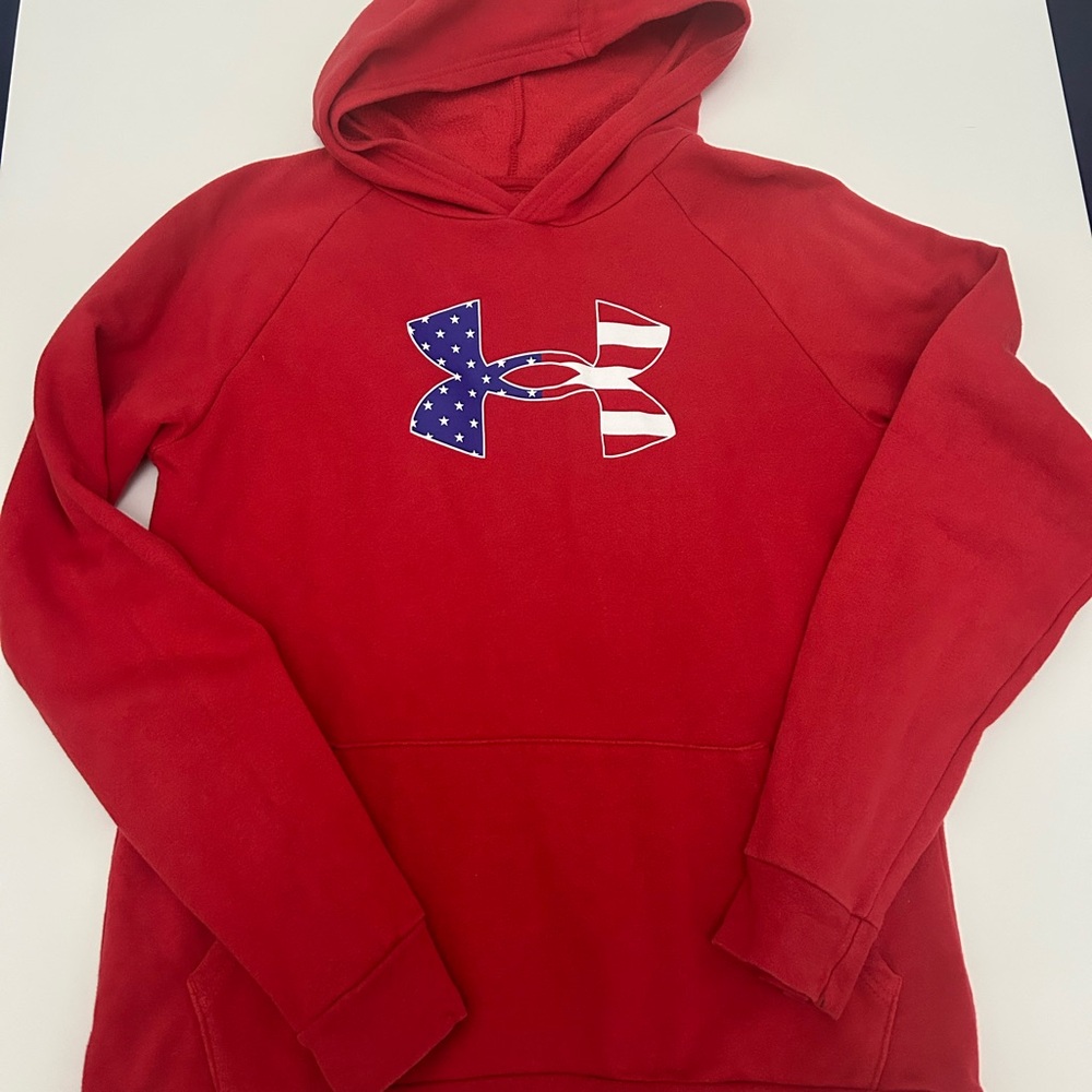 Under Armour Red Fleece Hoodie